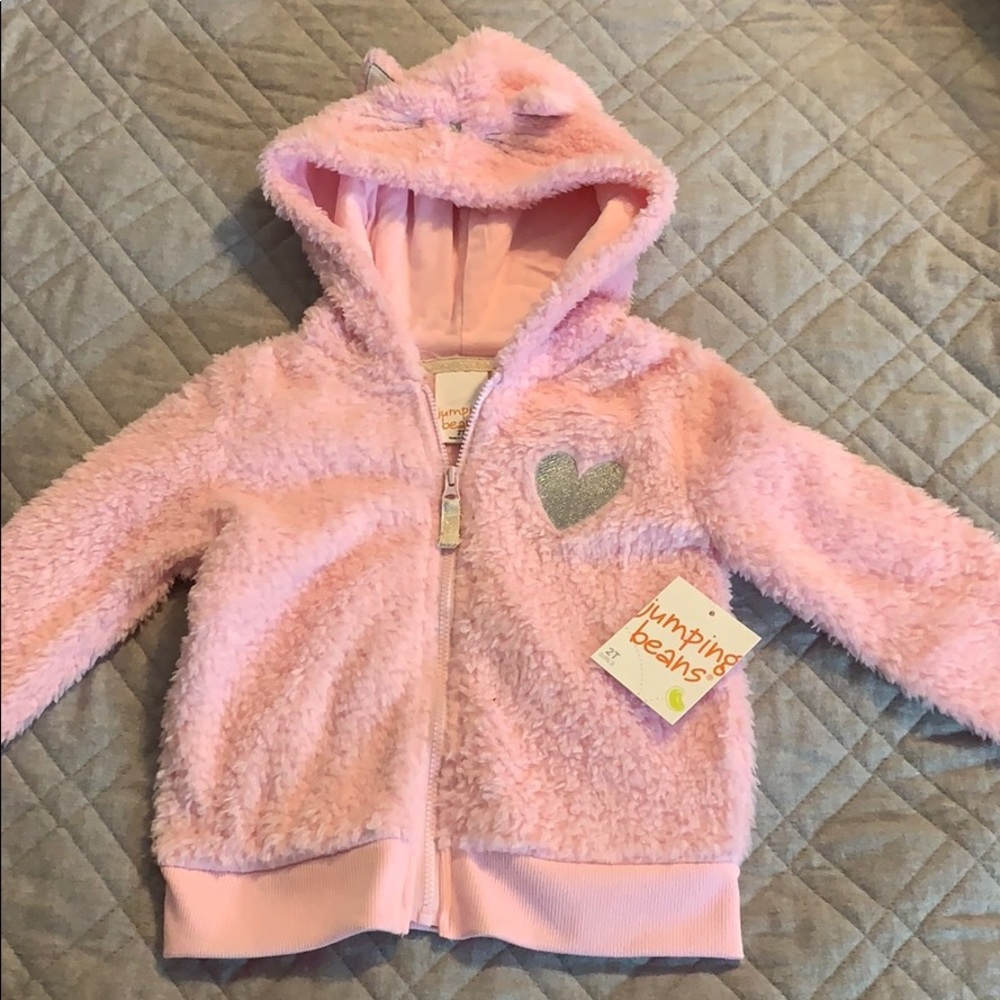 2t girls sweatshirt with zipper